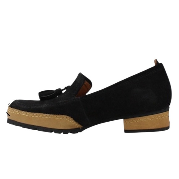 L’Amour Des Pieds Finiey Black Suede Tassel Loafers - Picture 3 of 14